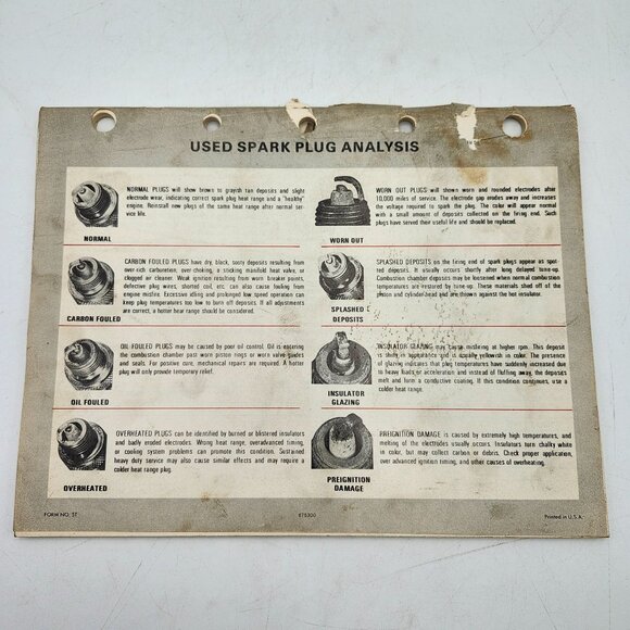 Champion 1968-75 Engine Tune-Up Chart For American Cars & Light Trucks - Picture 2 of 3